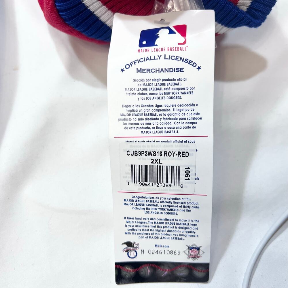 Chicago Cubs World Series Champions Reversible Poly-Twill Fleece Jacket XXL New - Picture 10 of 11
